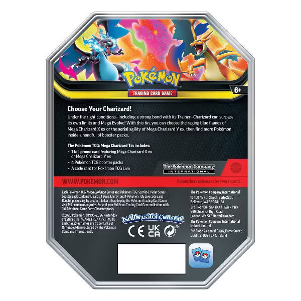 Mega Charizard Y Tin LIVE